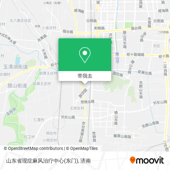 山东省现症麻风治疗中心(东门)地图