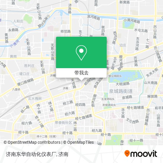 济南东华自动化仪表厂地图