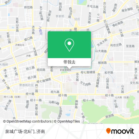泉城广场-北6门地图