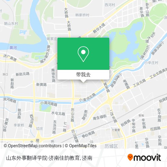 山东外事翻译学院-济南佳韵教育地图