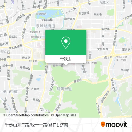千佛山东二路/经十一路(路口)地图