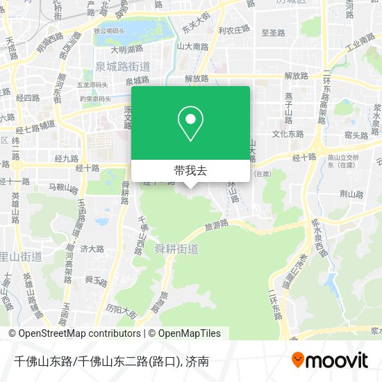千佛山东路/千佛山东二路(路口)地图