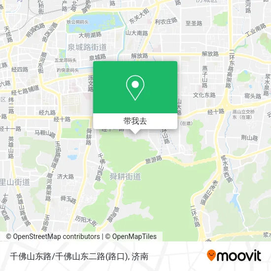 千佛山东路/千佛山东二路(路口)地图