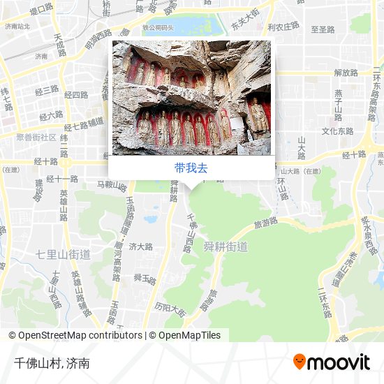 千佛山村地图