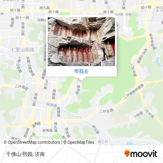 千佛山·熙园地图