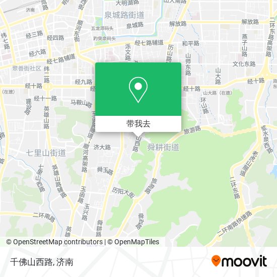 千佛山西路地图