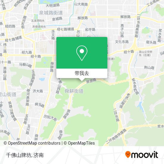 千佛山牌坊地图