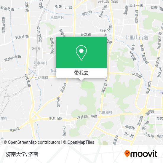 济南大学地图