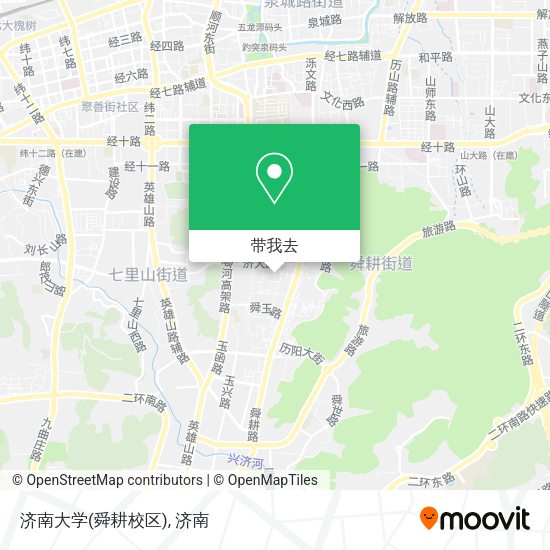 济南大学(舜耕校区)地图