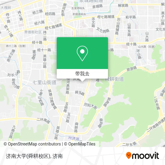 济南大学(舜耕校区)地图