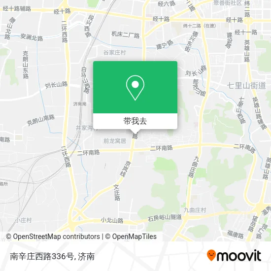 南辛庄西路336号地图