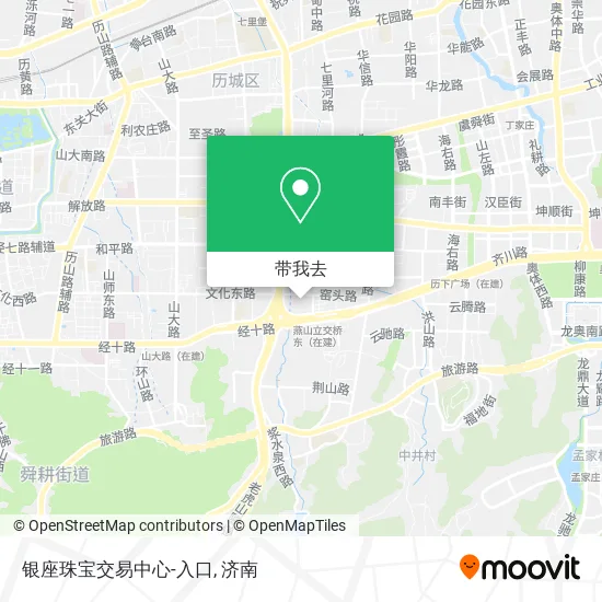 银座珠宝交易中心-入口地图