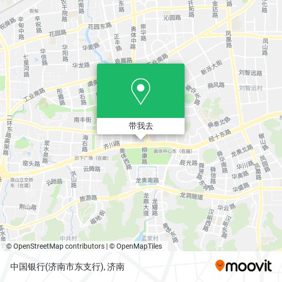 中国银行(济南市东支行)地图
