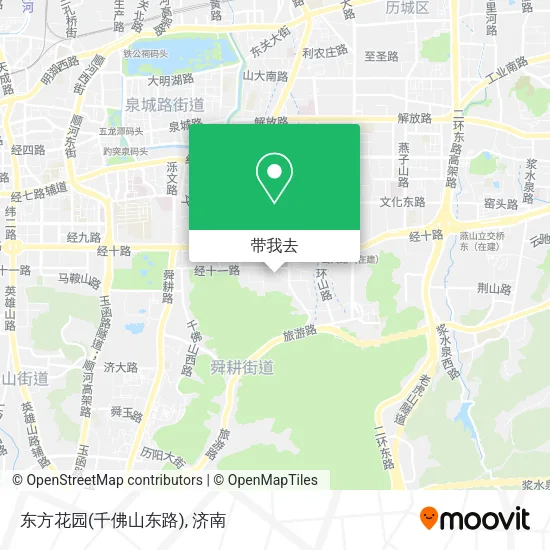 东方花园(千佛山东路)地图