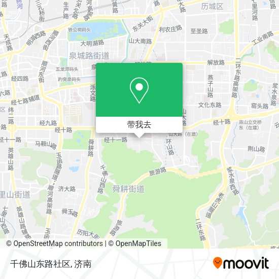 千佛山东路社区地图