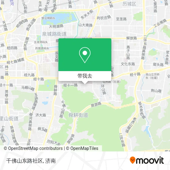 千佛山东路社区地图