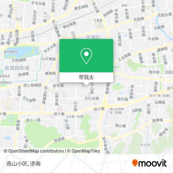 燕山小区地图