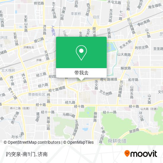 趵突泉-南1门地图