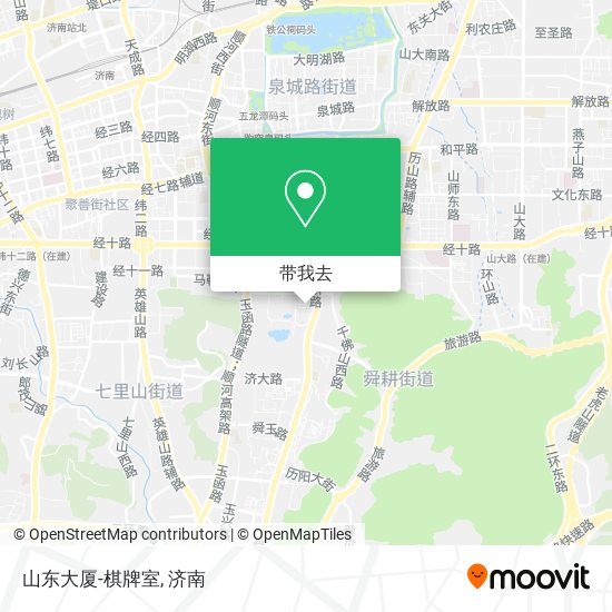 山东大厦-棋牌室地图