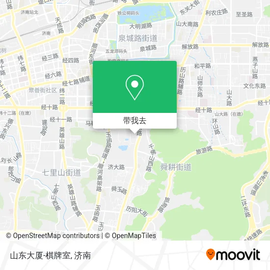 山东大厦-棋牌室地图