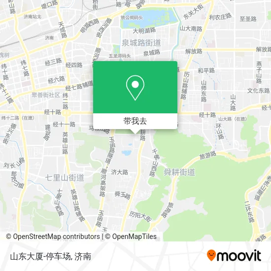 山东大厦-停车场地图