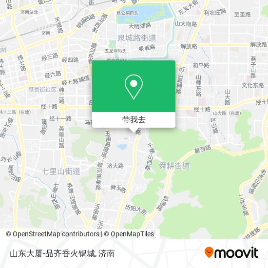 山东大厦-品齐香火锅城地图