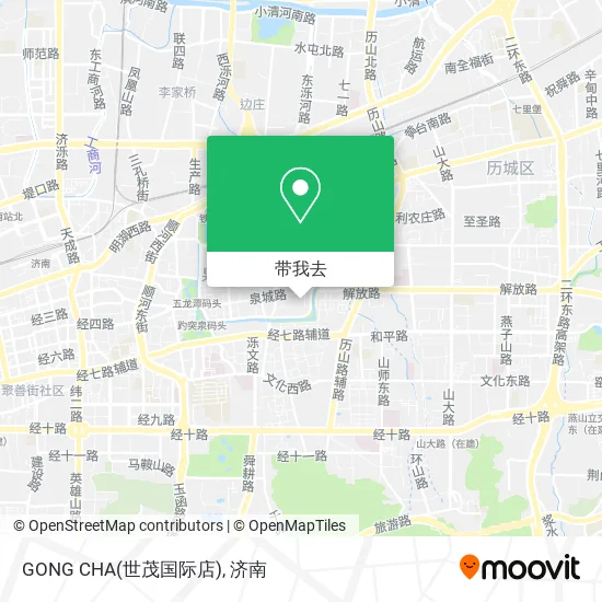 GONG CHA(世茂国际店)地图