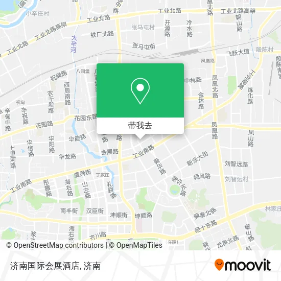 济南国际会展酒店地图