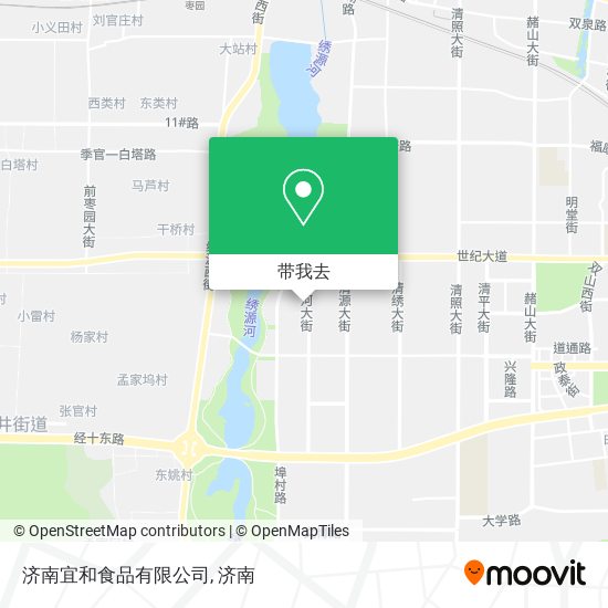 济南宜和食品有限公司地图