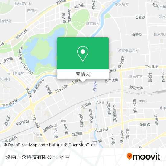 济南宜众科技有限公司地图