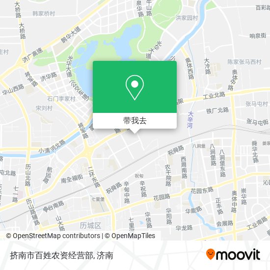 挤南市百姓农资经营部地图