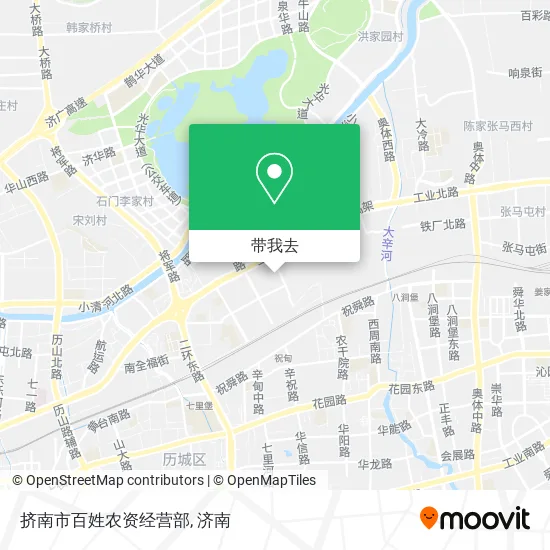 挤南市百姓农资经营部地图