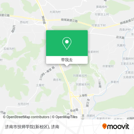 济南市技师学院(新校区)地图