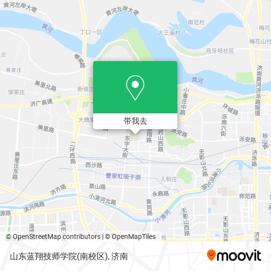 山东蓝翔技师学院(南校区)地图