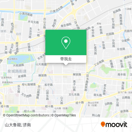 山大鲁能地图