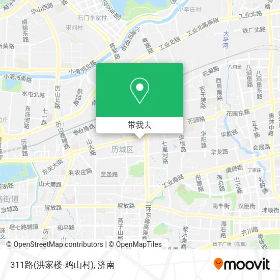 311路(洪家楼-鸡山村)地图
