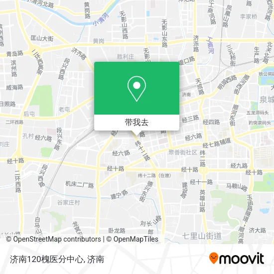 济南120槐医分中心地图