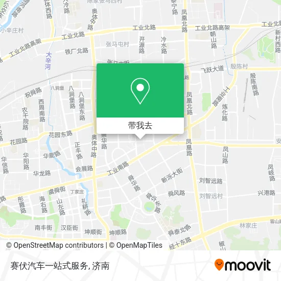 赛伏汽车一站式服务地图