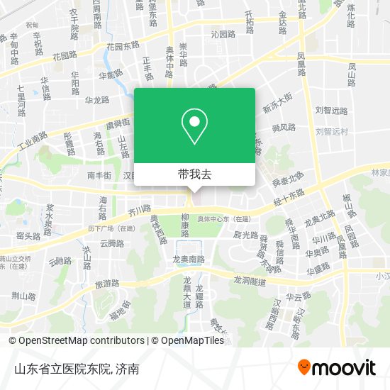 山东省立医院东院地图