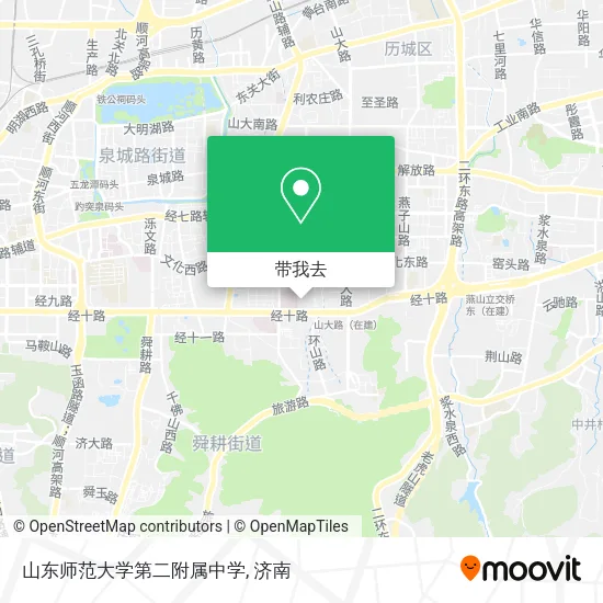 山东师范大学第二附属中学地图