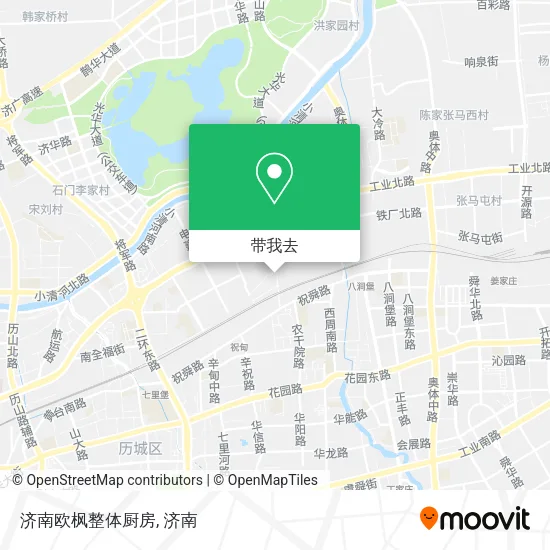 济南欧枫整体厨房地图