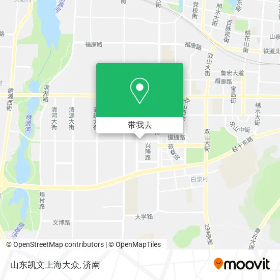 山东凯文上海大众地图