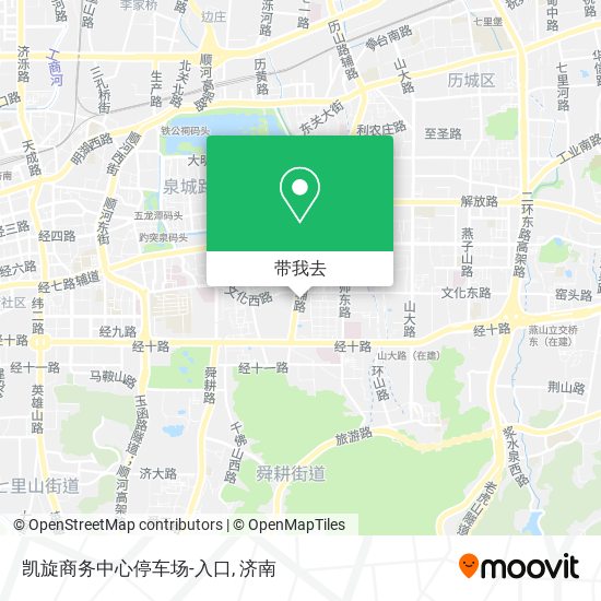 凯旋商务中心停车场-入口地图