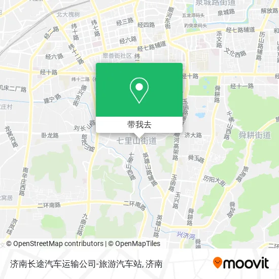 济南长途汽车运输公司-旅游汽车站地图
