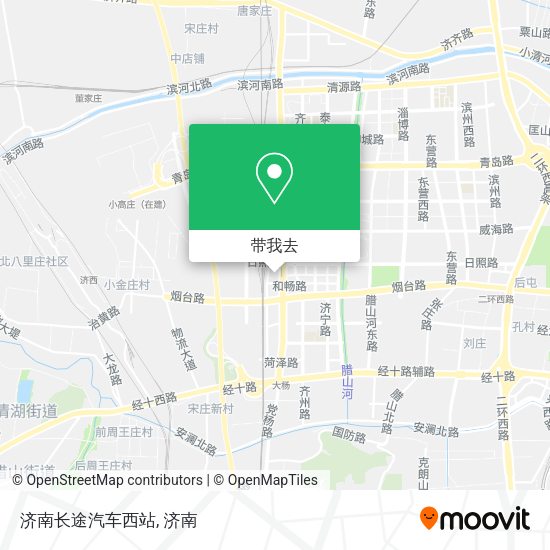 济南长途汽车西站地图