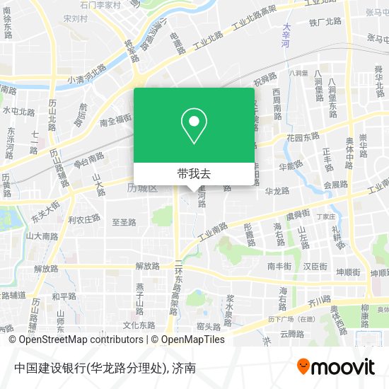 中国建设银行(华龙路分理处)地图