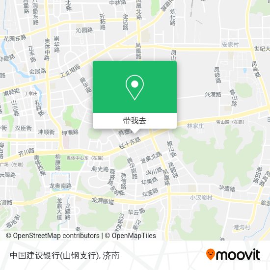中国建设银行(山钢支行)地图