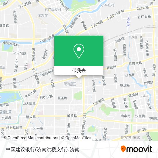 中国建设银行(济南洪楼支行)地图