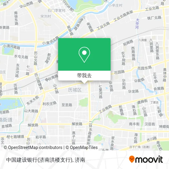 中国建设银行(济南洪楼支行)地图