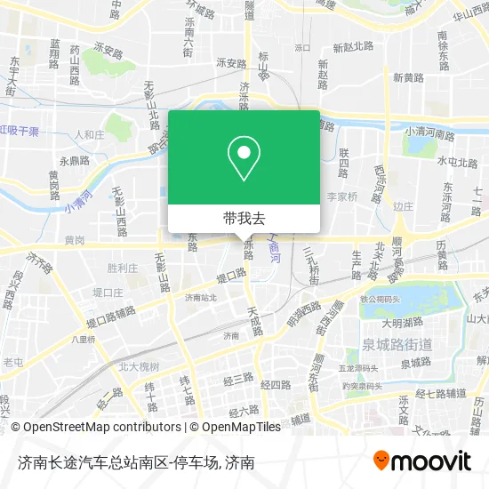 济南长途汽车总站南区-停车场地图